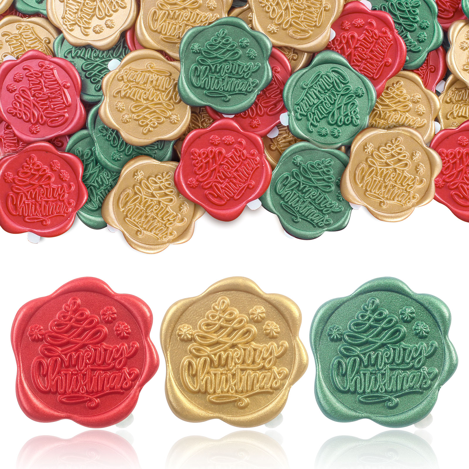 30 Pièces Autocollants De Cire à Cacheter, Sceaux D'enveloppe